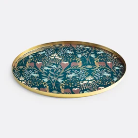 Bedrukt rond dienblad Louisa