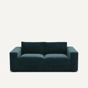 Compacte bank 3-zit in fluweel, Skander