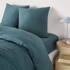 Bedset in gewassen microvezel, recycled polyester