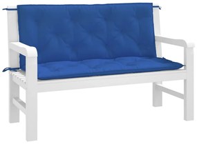 vidaXL Kussen voor schommelstoel 120 cm stof blauw