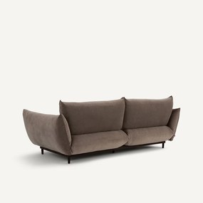 3-zits bank, stoned fluweel, VITORIA