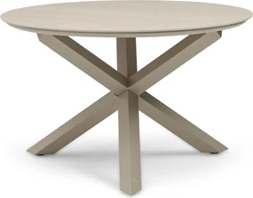 Dining Tuintafel rond 120 cm Zand/Beige Xento | BIANO