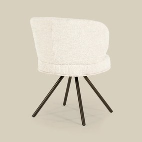 Eleonora Jayson Eetstoel Brons Frame Beige