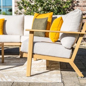 Garden Impressions Ariane loungeset 6-delig - light teak look