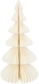 Kerstboom uitvouwbaar, papier, wit, groot, 30 cm