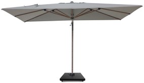 Zweefparasol  3x3.5m S2 Excellent (excl. voet) Grijs-antraciet Camello Luna