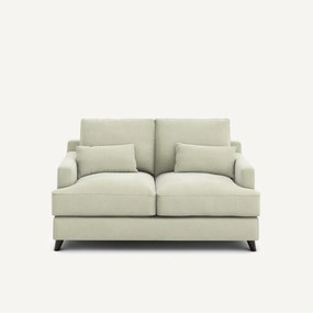 2-zits compacte bank van stonewashed fluweel, ALWINE