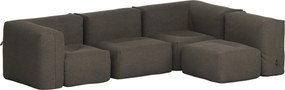 Soft Zitzak Outdoor 4 Seater Hoekbank - Kirra Noir