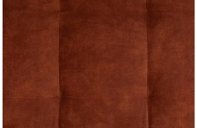 Goossens Bank Coco bruin, stof, 3-zits, stijlvol landelijk met ligelement links