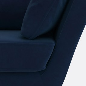 Fauteuil in fluweel Topim