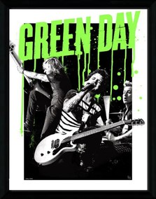 Ingelijste poster Green Day - Live