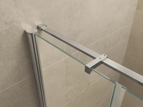 Mueller Swipe 2-delige douchedeur 80x200cm Anti-kalk
