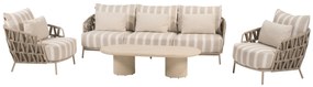 4 Seasons Outdoor Beverly loungeset latte Loungeset   beige weerbestendig