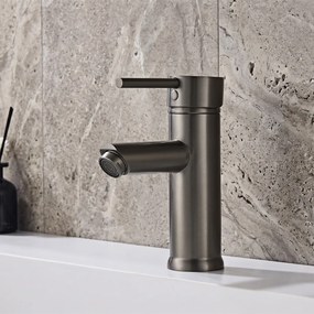 Saniclear Iron wastafelkraan verouderd ijzer - gunmetal
