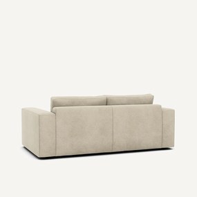3-zits compacte bank in linnen fluweel, SKANDER