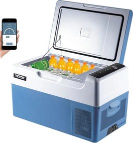 VEVOR Auto Koelkast Compressor, 22 L Auto Koelkast Mini, 546x294x305 cm Mini Koelkast, APP of Handmatige Bediening, voor Gebruik Thuis, in Auto's, Boten, Vrachtwagens om Dranken, Groenten, Fruit, enz