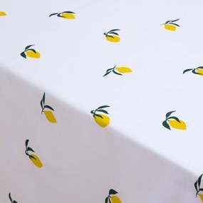 Bedrukt tafelkleed, katoen, LEMON