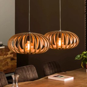 Mangohouten Hanglamp Spijlen