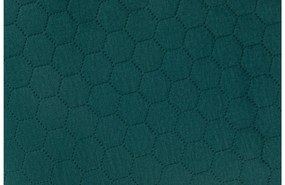 Goossens Eetkamerstoel Peda groen stof met armleuning, elegant chic