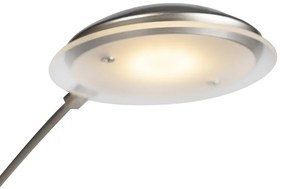 Vloerlamp staal incl. LED met touch dimmer - Sixties Trento Design Binnenverlichting Lamp
