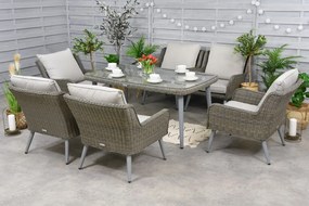 Bilbao Premium 6 Garden Point tuinmeubelen grijs