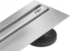 Mexen Flat 360° Slim ronde lineaire afvoer 70 cm, inox - 1041070