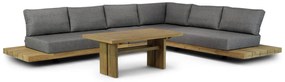 Loungeset 6 personen Teak Old teak greywash Santika Furniture Santika Superior