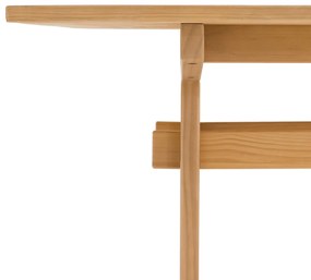 Tafel 6 - 8 personen, geborsteld massief dennenhout, Sergey