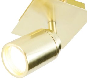 Moderne badkamer spot messing vierkant IP44 - Ducha