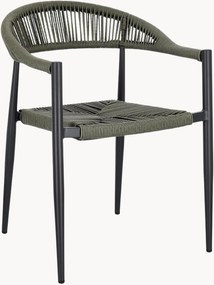 Stapelbare tuineetkamerstoelen met armleuningen Jandia, 4-delig