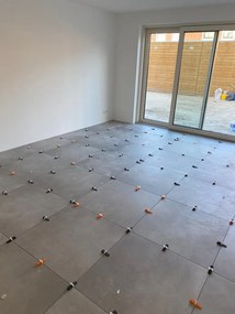 Vloertegel 60x120 Cm Betonlook Licht Grijs DC89