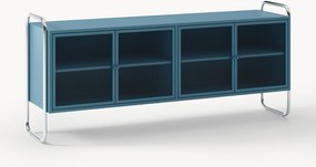 Metalen dressoir Robyn met glazen front