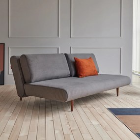 Innovation Living Unfurl Lounger Moderne Slaapbank Ribstof Grijs