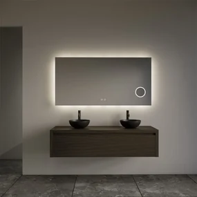 Gliss Design Ares badmeubel 120cm charcoal zonder waskom