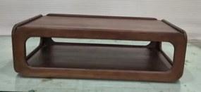 Acaciahouten Salontafel Bruin - 113 X 63cm.