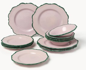 Serviesset Crumble, 4 personen (12-delig) LAVENDEL