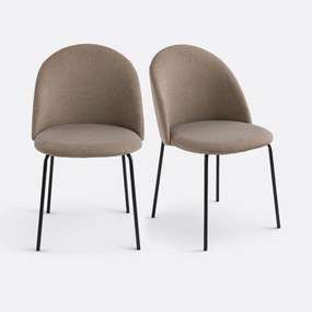 Set van 2 fluwelen stoelen, Nordie