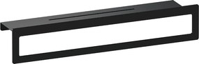 Brauer Black Edition handdoekrek met planchet mat zwart