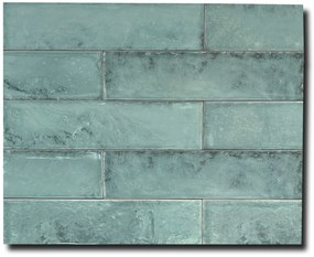 Wandtegel 7,5x30 Cm Cifre Drop Emerald Glans RBT152