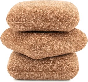 By-Boo Pillowscape Gestapelde Poef Caramel