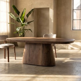 Eettafel Deens Ovaal 240 Cm - 240 X 105cm.