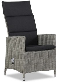 Garden Collections Madera Dining Tuinstoel Verstelbaar Wicker Grijs