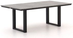 Loungeset eettafel Bellagio  | Rechthoekig  | Tuintafel Polywood | 160x90cm | Kees Smit Tuinmeubelen