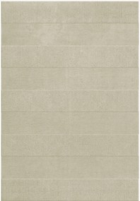 Handgeweven laagpolig wollen vloerkleed Sicilian Stripe