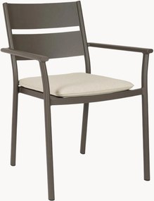 Stapelbare tuinstoelen Molokai met armleuning, 4-delig
