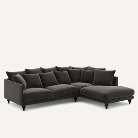 Chenille fluwelen hoekbank, Lazare