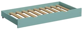 Peuter Turkoois Uitschuifbaar eenpersoonsbed met onderschuifbed - Leo voor kinderen Kinderen Peuter Junior 5056231723398 Children's Beds Home, Voor be