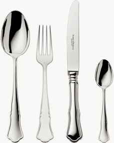 Handgemaakte hoogglans bestekset Alt-Chippendale, in verschillende setgroottes