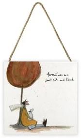 Sam Toft - Sometimes We Just Sit and Think Schilderij op hout
