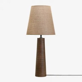 Malva Mangohouten Tafellamp ↑40 Cm & 30 Cm Alidara - Sklum